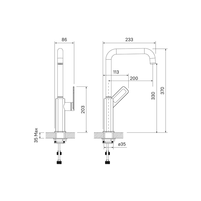 Смеситель для кухни Iddis Slide SLISB00i05