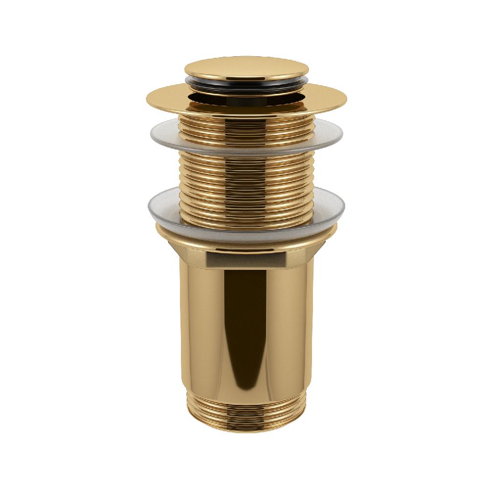 Металлический донный клапан для раковины, без перелива 2039422 ALPEN (золото)