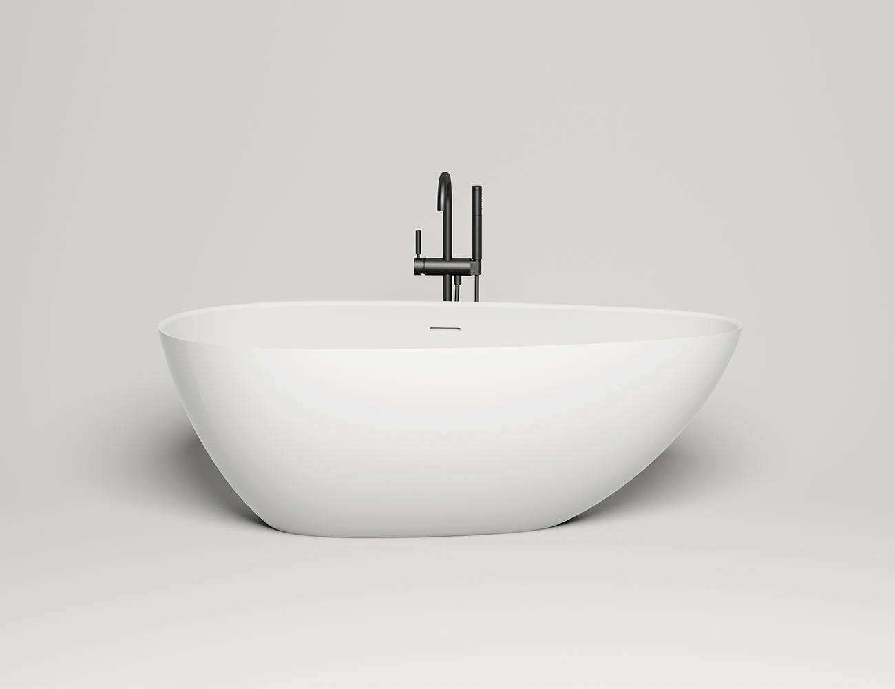 Ванна из искусственного камня Salini Paola In S-Sense 160x80 глянцевая