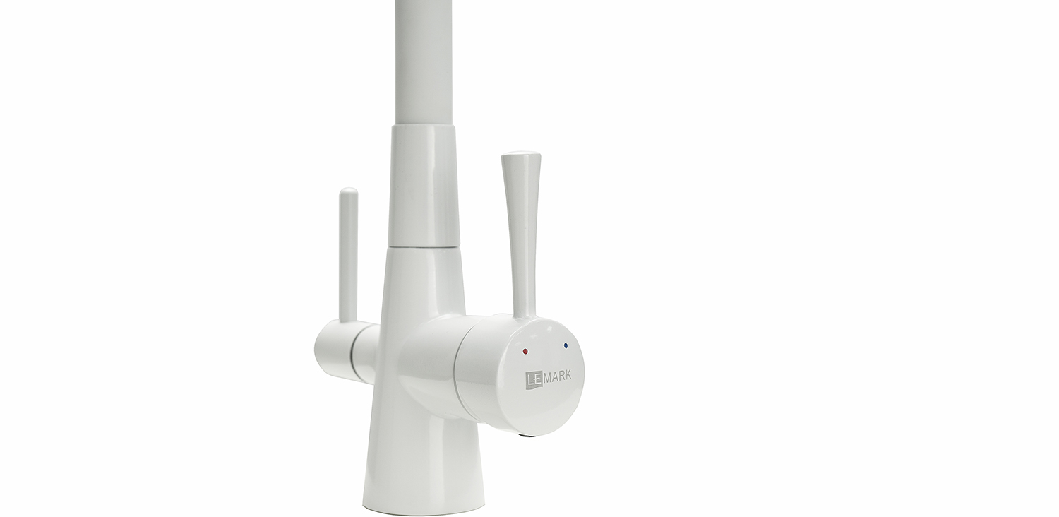 Смеситель Lemark Comfort LM3075W для кухни с подключением к фильтру с питьевой водой