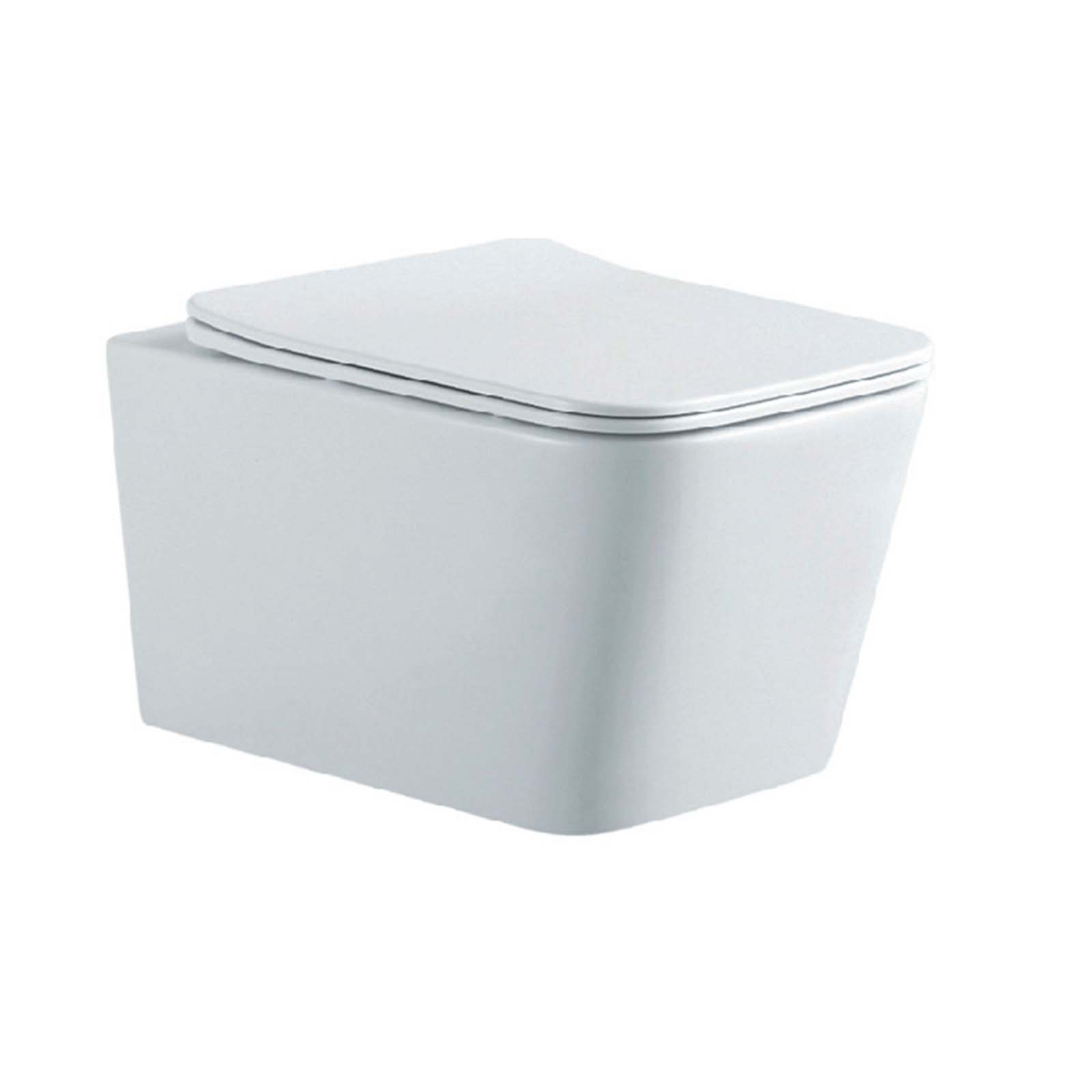 Унитаз подвесной безободковый Aquatek Либра New AQ0530N-00 с сиденьем Soft Close