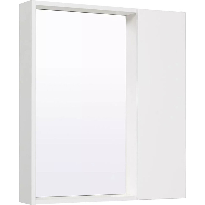 Зеркальный шкаф Runo Манхэттен 65х75 белый