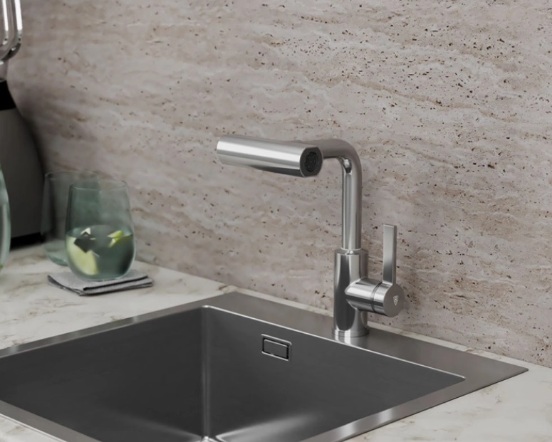 Смеситель для кухни RUSH Tinos TI3732-17 хром