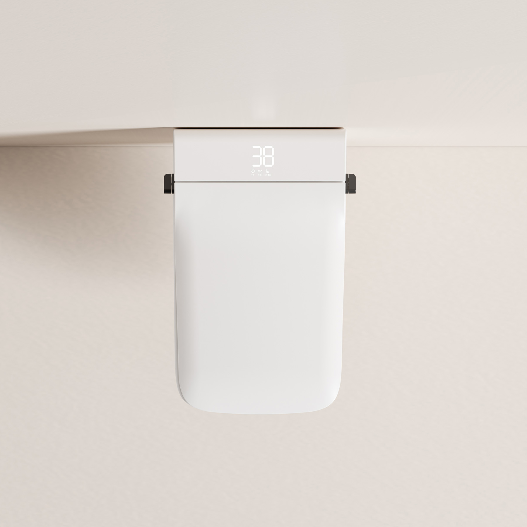 Электронный унитаз-биде Abber Rechteck AC1215S подвесной белый