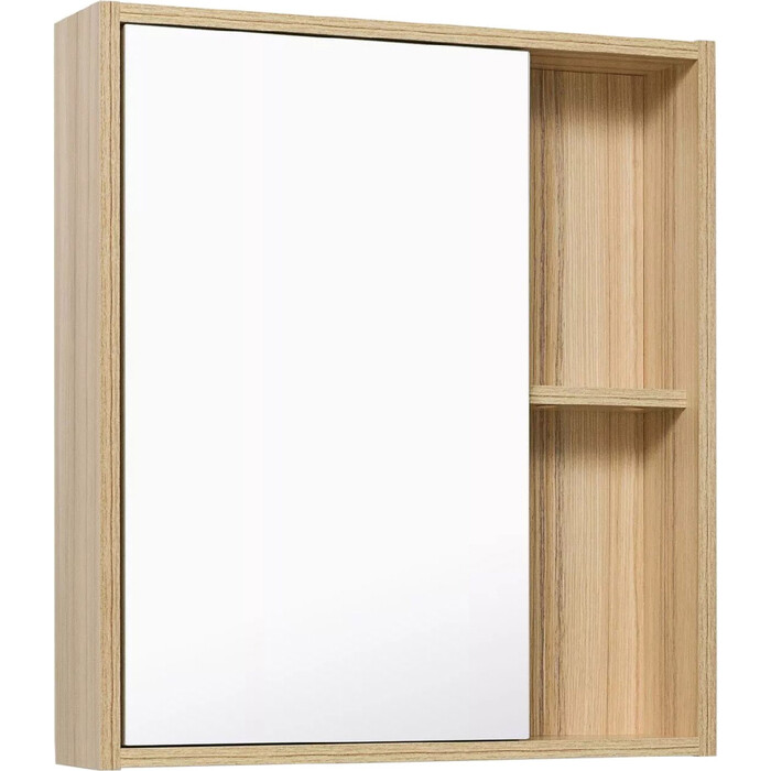Зеркальный шкаф Runo Эко 60х65 лиственница