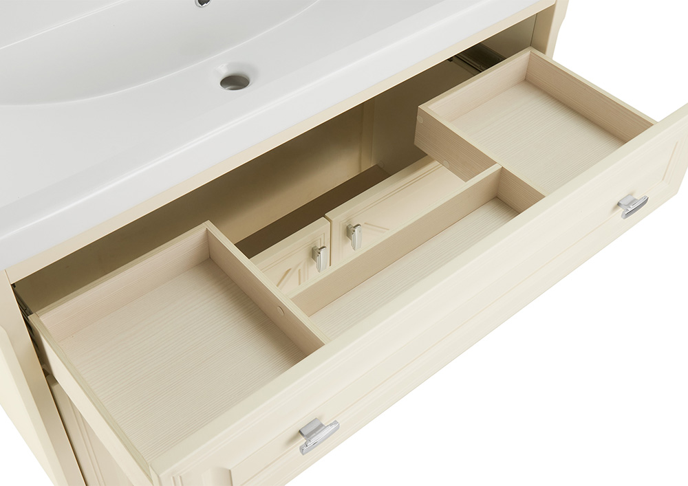 Мебель для ванной подвесная ASB-Woodline Монте 100 благородный бежевый