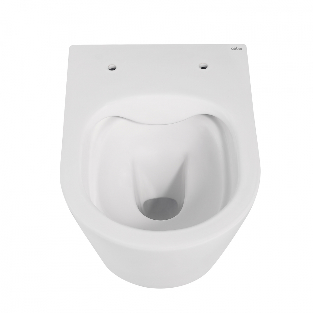Унитаз Abber Bequem AC1102MW подвесной белый матовый, безободковый