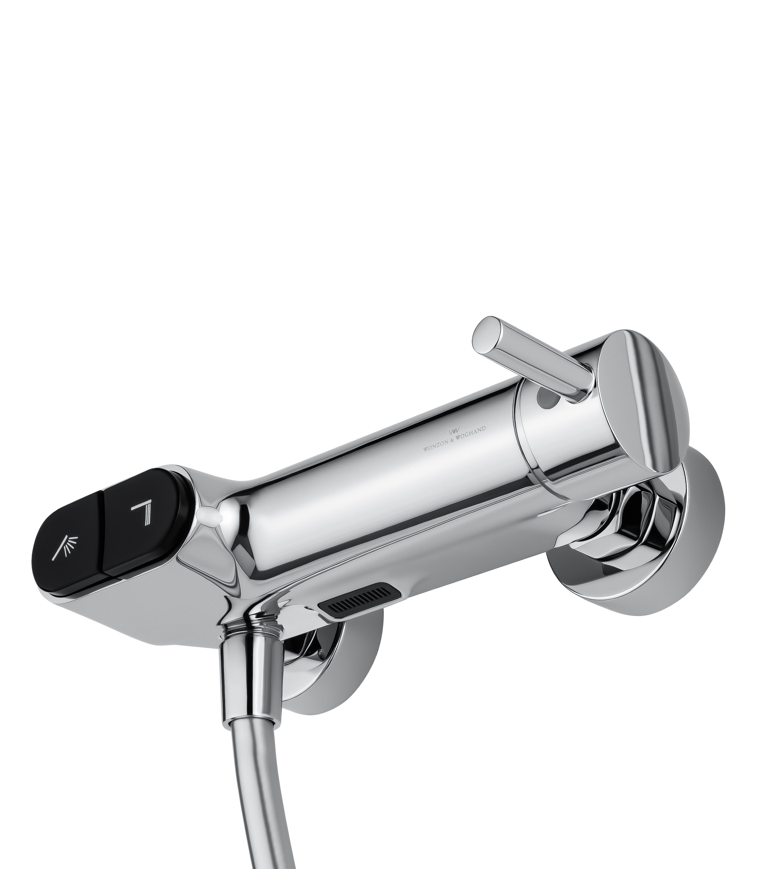 Смеситель для душа с встроенным изливом WONZON & WOGHAND MUSE Corno, Хром WW-A30902-CR