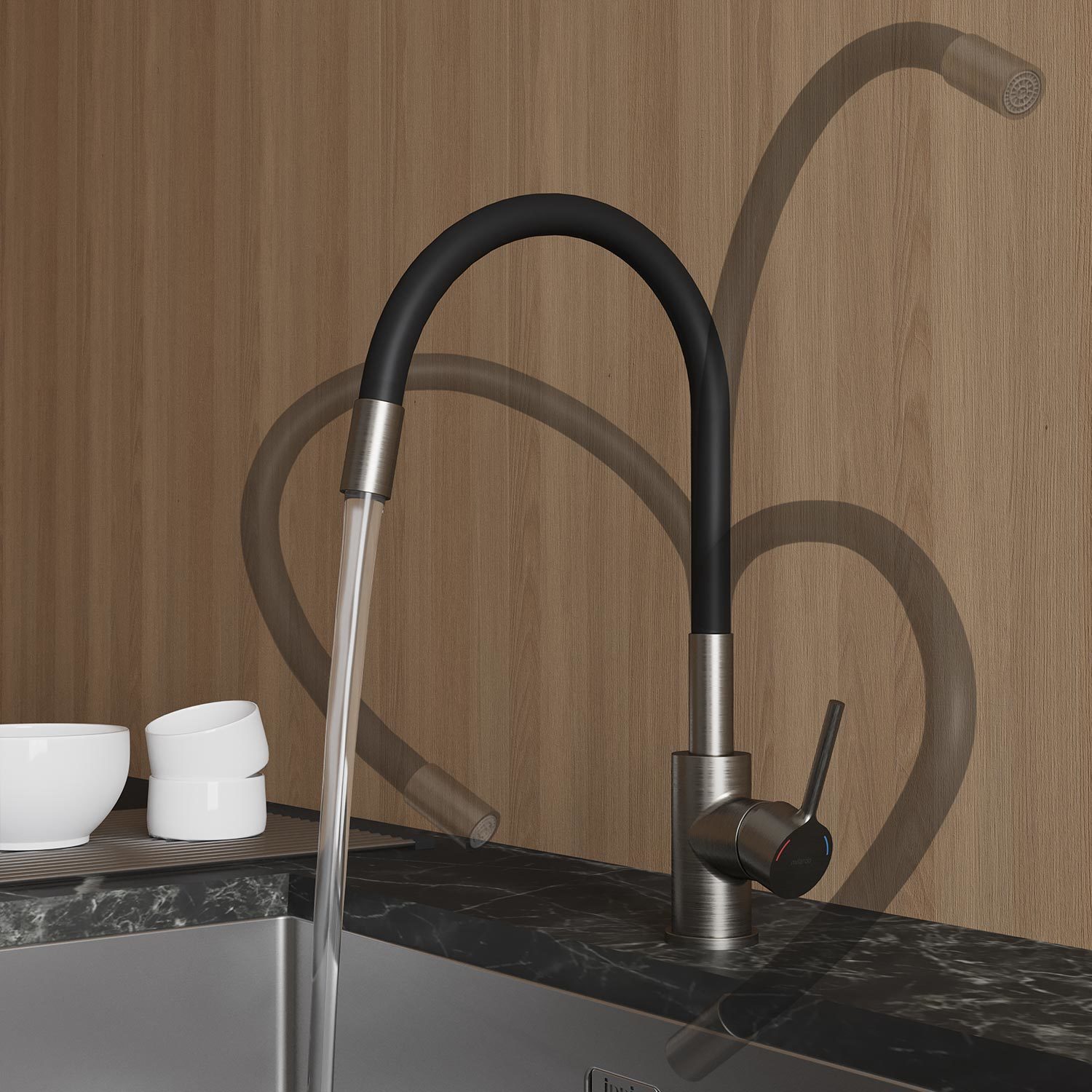 Смеситель для кухни Milardo Meal M01BN0FM05