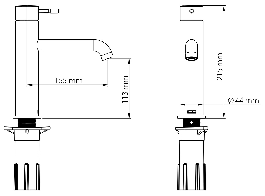 Смеситель для раковины Teska Atlas Leo S E5714