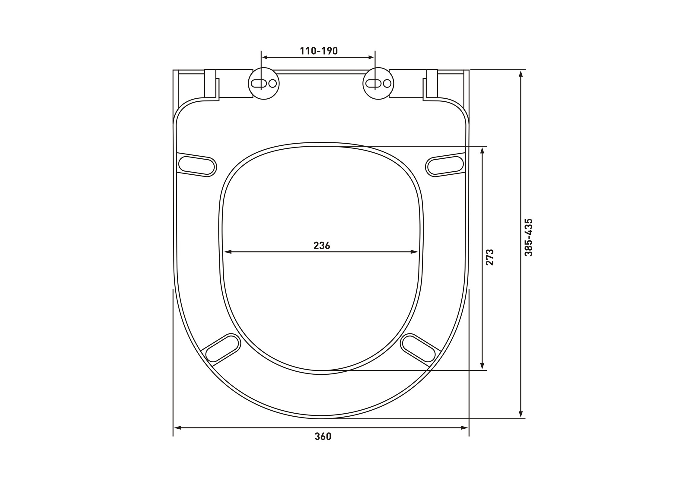 Унитаз подвесной безободковый Aquatek Поларис AQ0700-01 с сиденьем Soft Close