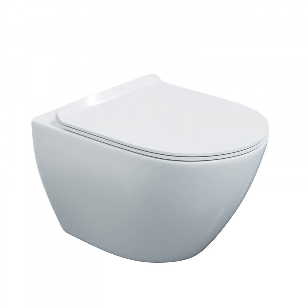 Унитаз подвесной Berges PUMA Rimless 082131 безободковый, белый