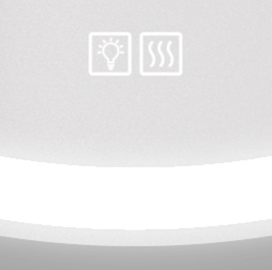 Зеркало BelBagno SPC-RNG 100 с сенсорным выключателем и подогревом