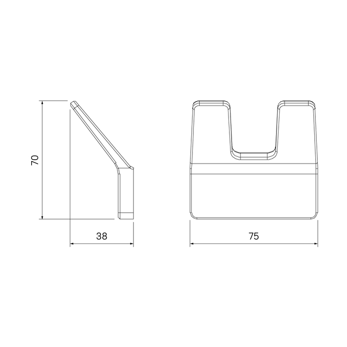 Крючок двойной IDDIS Slide SLIWT20i41