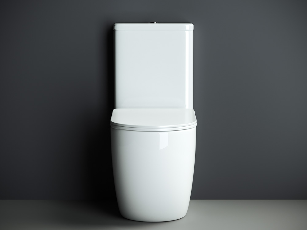 Унитаз-компакт Ceramica Nova Mia CN1801 с микролифтом, безободковый