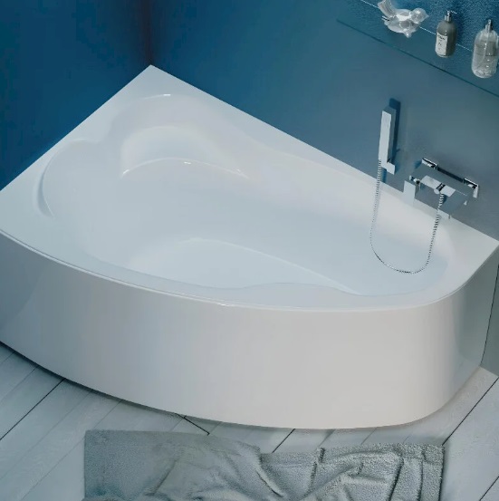 Ванна акриловая 1MarKa Lil 140x90 см L Премиум