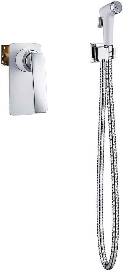Смеситель встроенный с гигиеническим душем Timo Helmi 4089/00-16SM