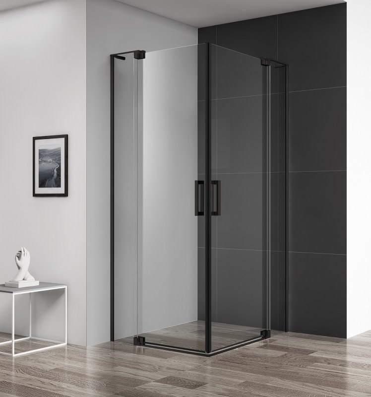 Душевой уголок Cezares SLIDER-A-2-90/100-C-NERO
