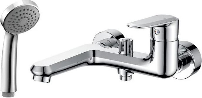 Смеситель для ванны с душевым гарнитуром Rush Devon DE7535-44