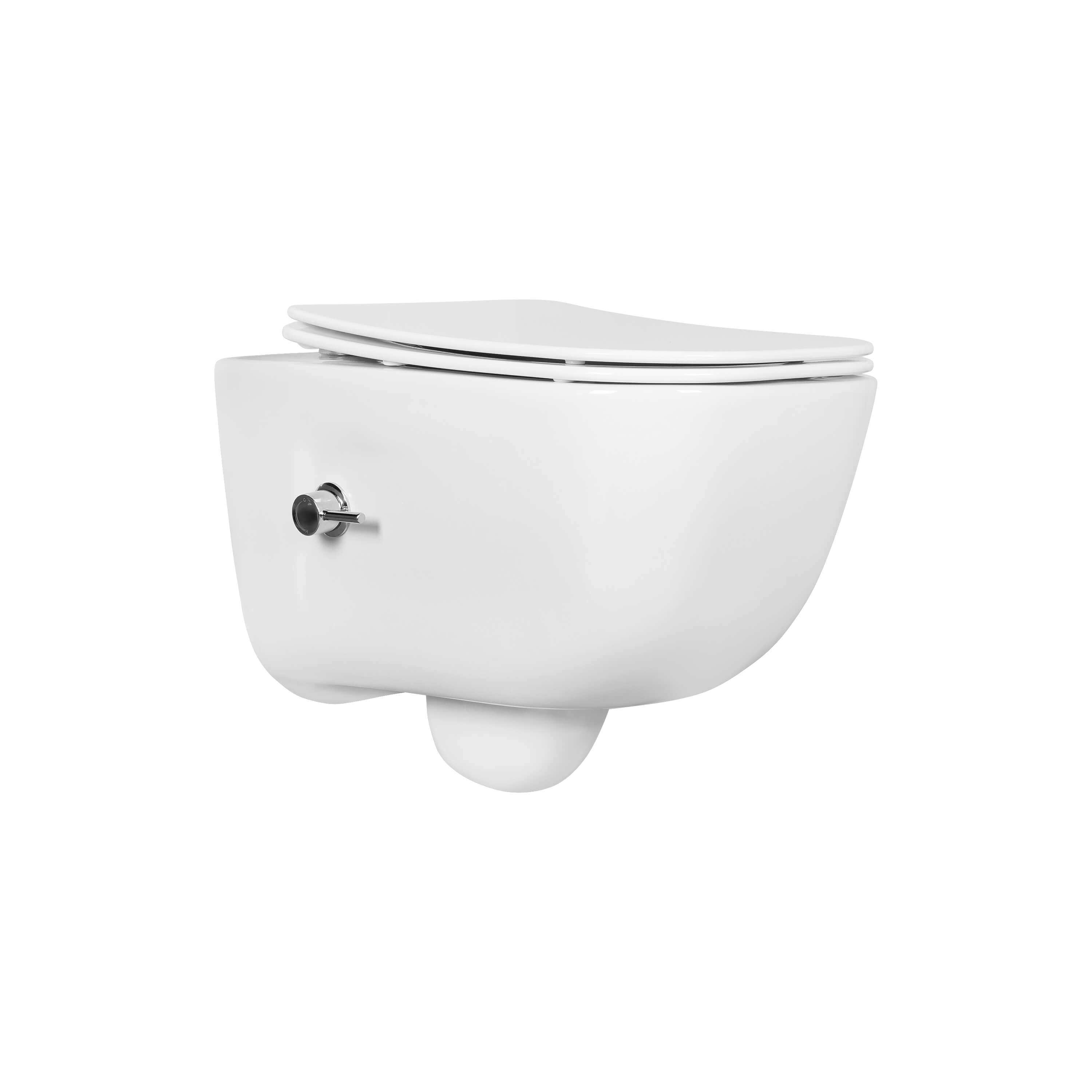 Унитаз подвесной безободковый Aquatek Дива AQ2012B-00 с функцией биде