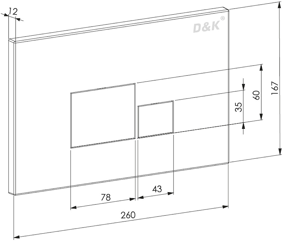 Унитаз подвесной с инсталляцией, сиденьем и клавишей смыва D&K DS1021604