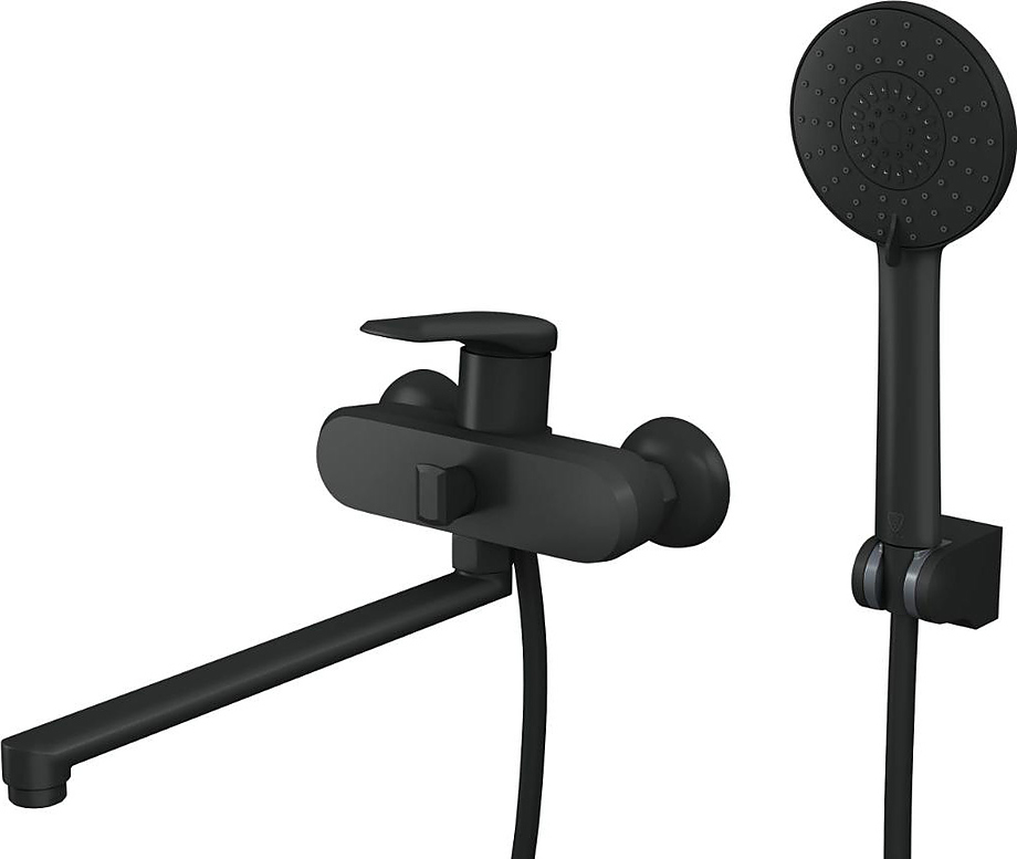 Смеситель для ванны и душа Rush Nevis NE1735-51Black