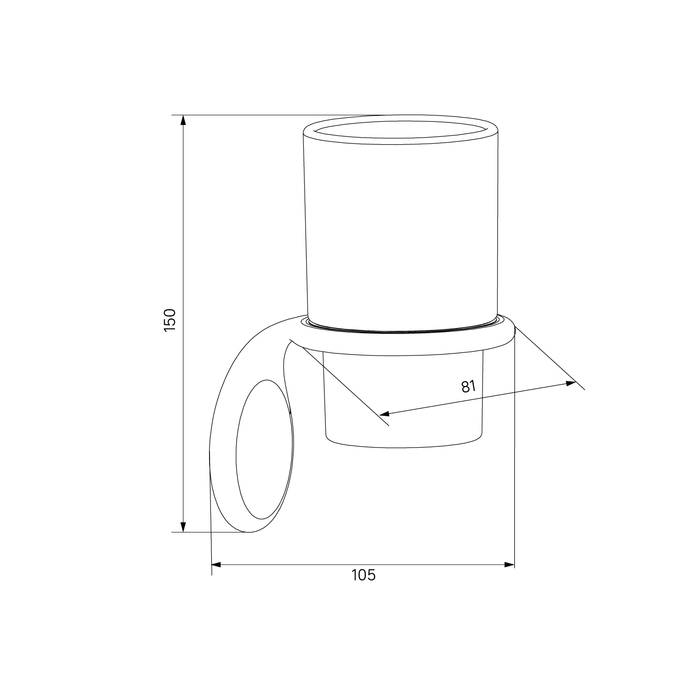 Подстаканник Oldie OLDBRC1i45
