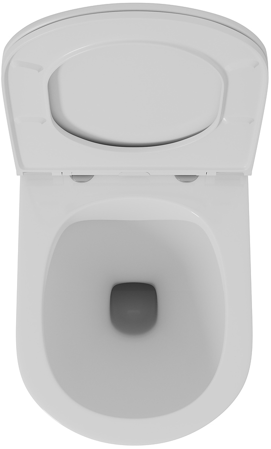 Унитаз подвесной D&K Venice DT1026016 безободковый, белый