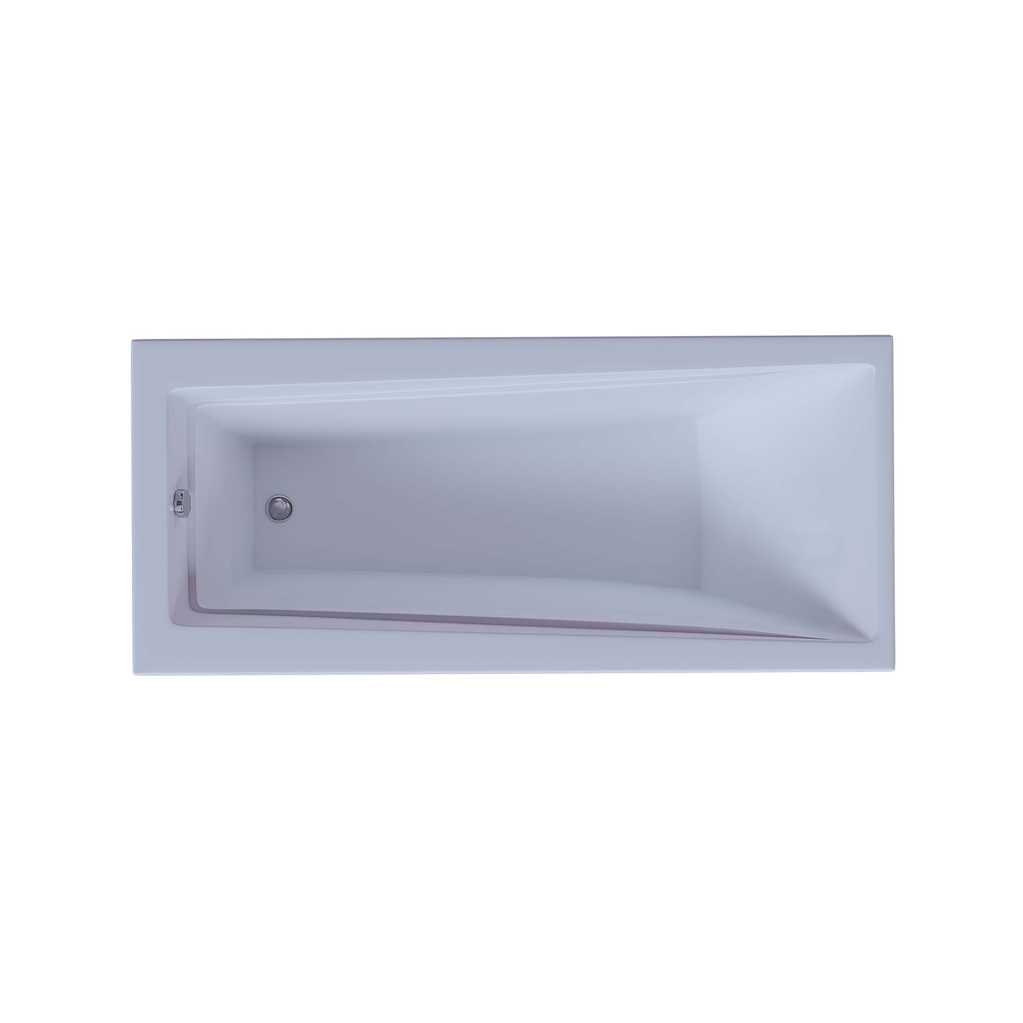 Акриловая ванна Aquatek Либра LIB150-0000024 149х69 см, с фронтальным экраном, слив слева