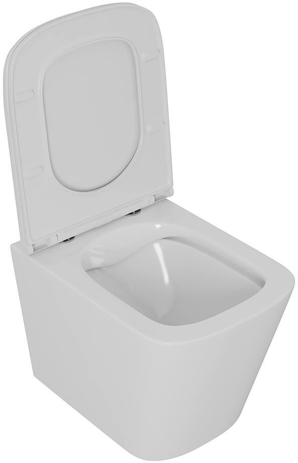 Унитаз подвесной D&K Berlin DT1436016 безободковый, белый