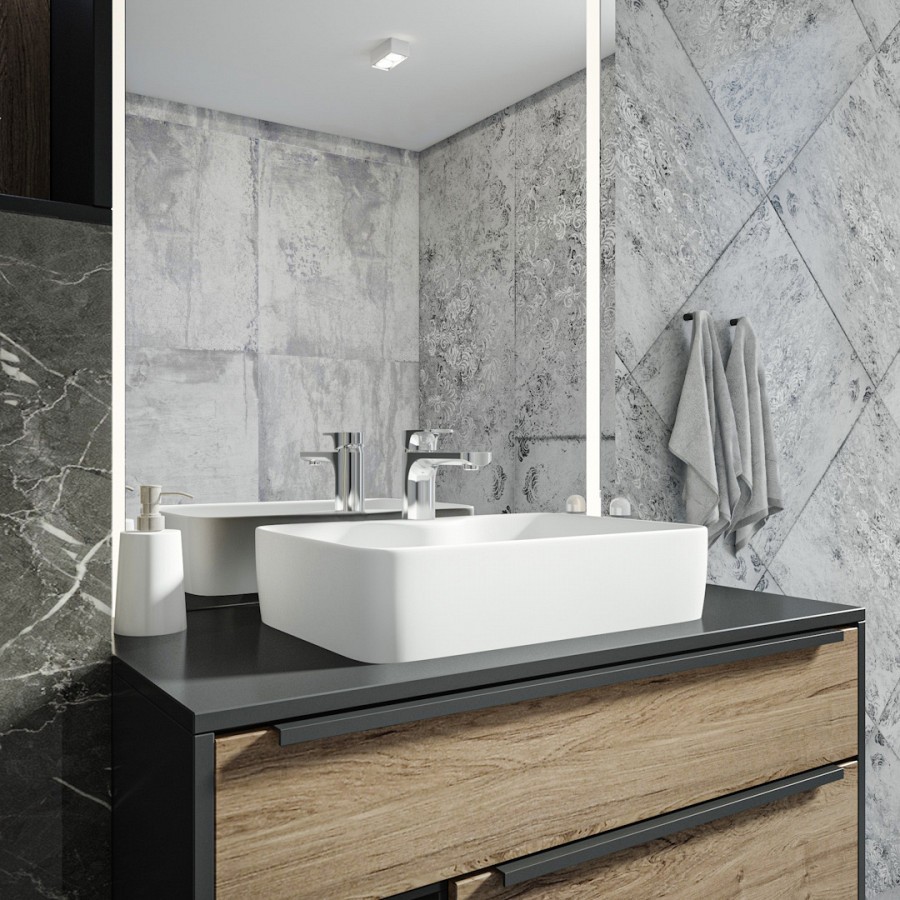 Раковина накладная Alpen Modern S ALP2450296 48 см