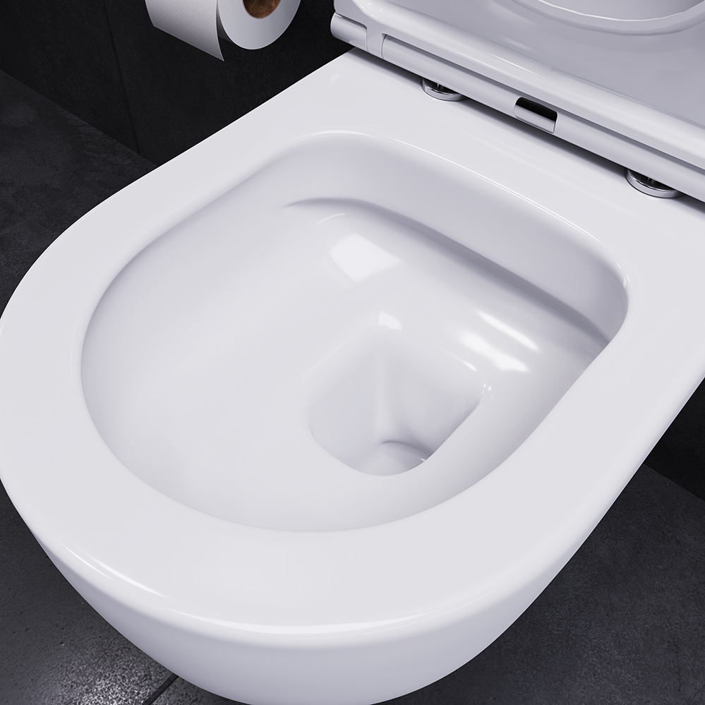 Унитаз подвесной AM.PM Sirius с быстросъемным сиденьем микролифт