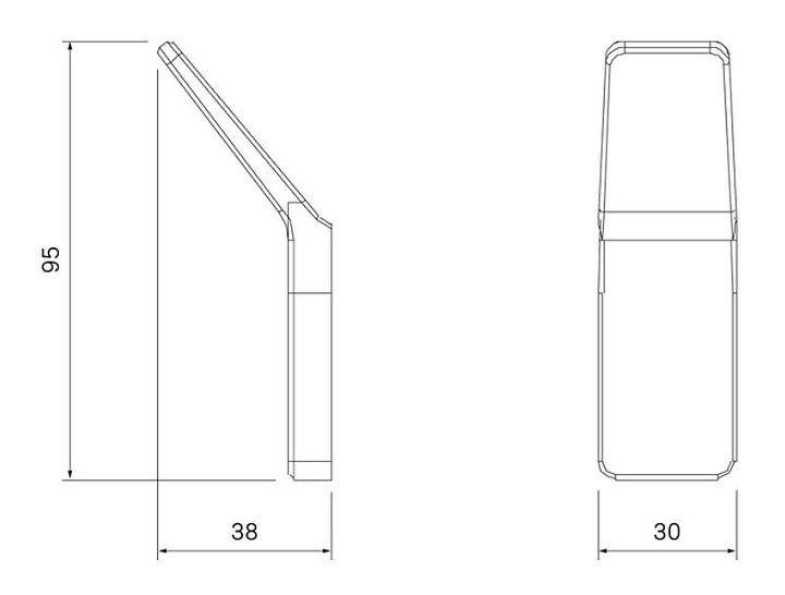 Крючок одинарный IDDIS Slide SLIGM10i41