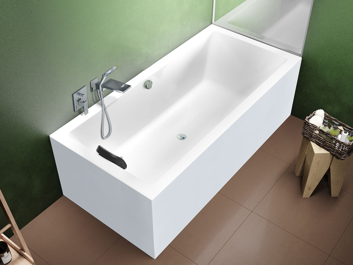 Акриловая ванна RIHO Lugo Plug & Play L 180x80
