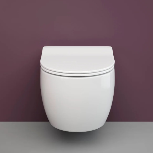 Унитаз подвесной Ceramica Nova Play CN3001 с микролифтом, безободковый