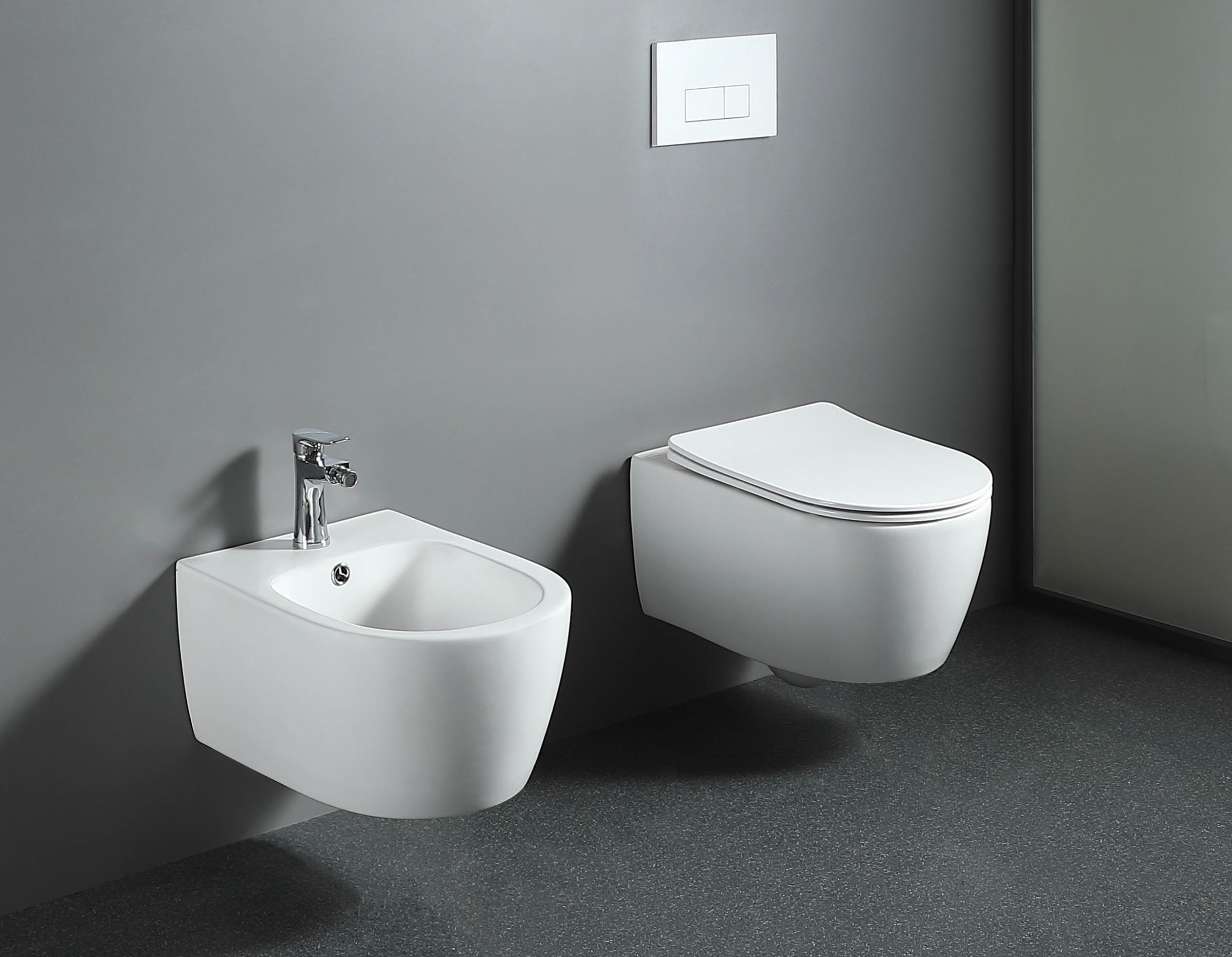 Унитаз подвесной безободковый Aquatek Европа AQ1106T-00 с сиденьем Soft Close