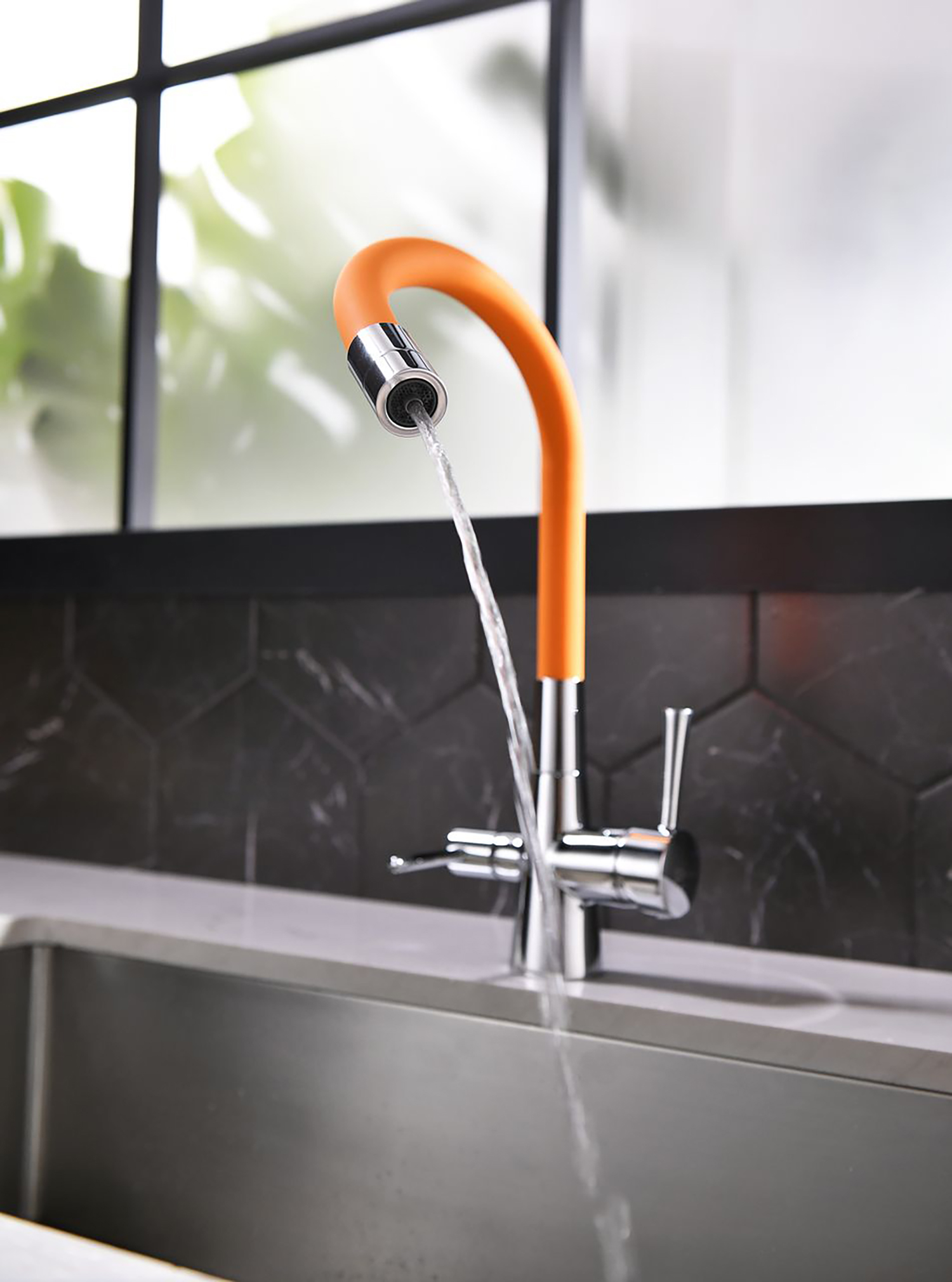 Смеситель Lemark Comfort LM3075C-Orange для кухни с подключением к фильтру с питьевой водой