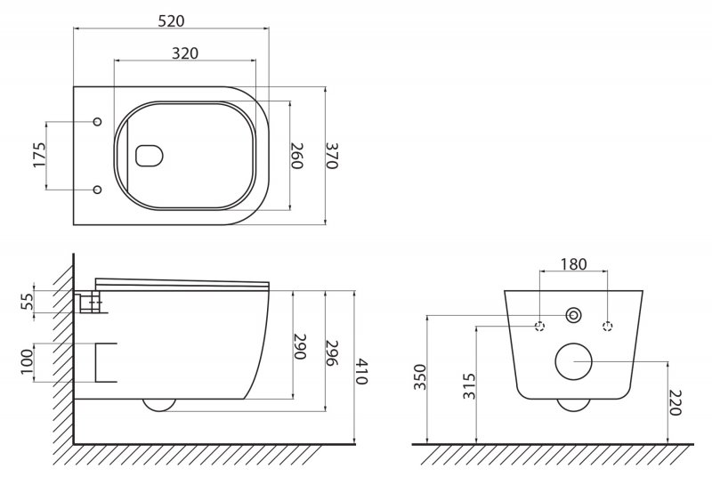 Унитаз подвесной BelBagno Genova