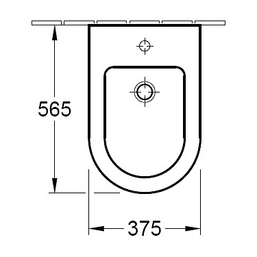 Биде подвесное Villeroy & Boch Subway 2.0 5400 00 01 alpin
