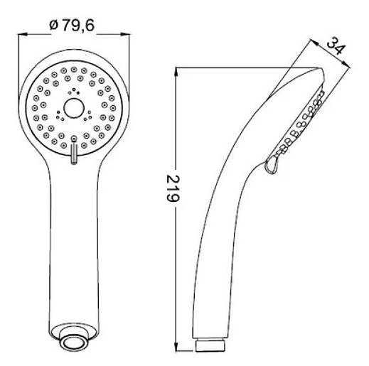 Лейка для душа Iddis A11031