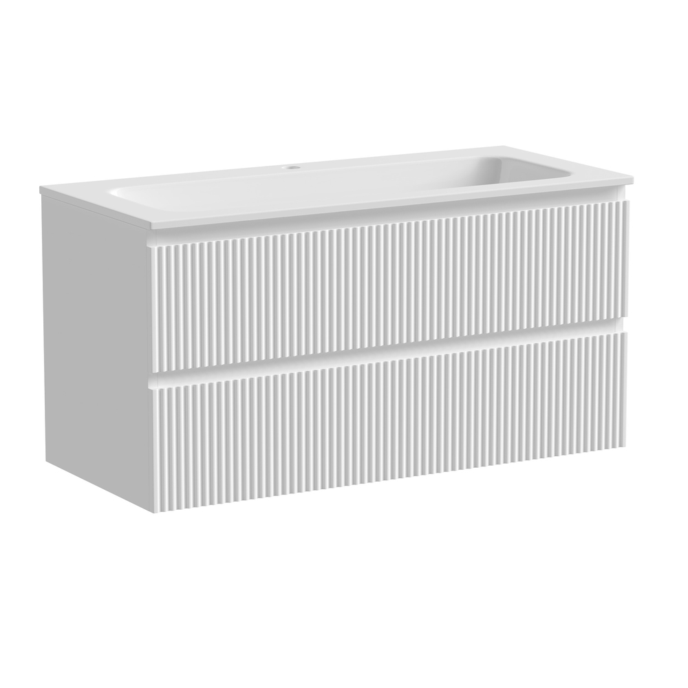 Тумба под раковину Sancos Snob R 100 см, Bianco