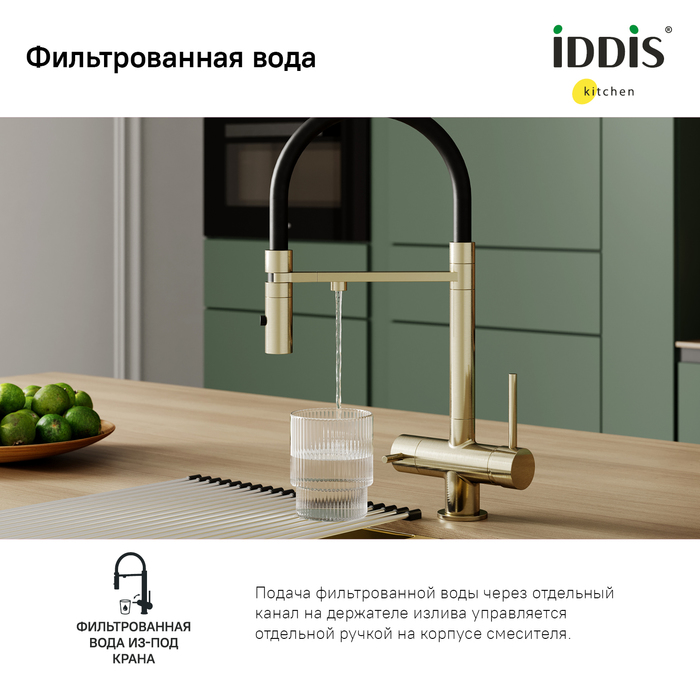 Смеситель для кухни Iddis Ace ACEMGFFi05