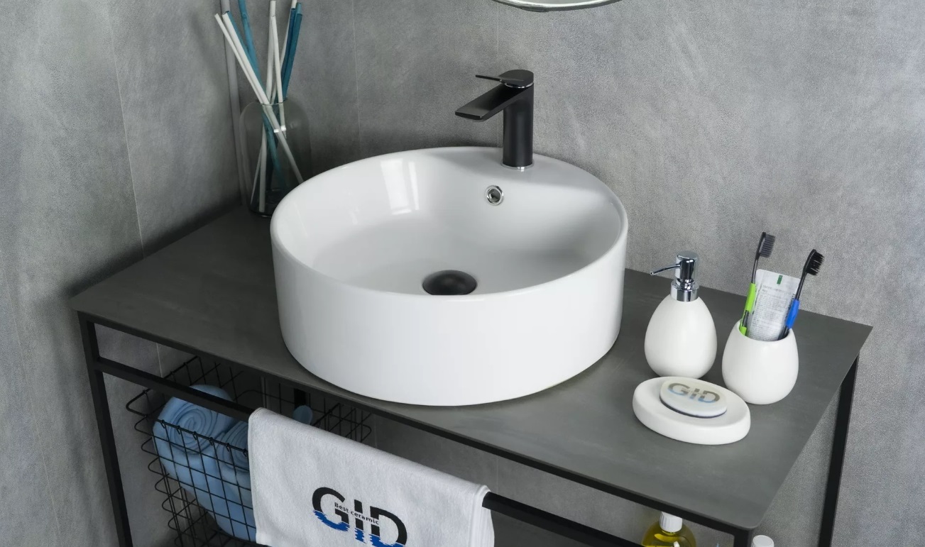 Раковина накладная Gid N9008b 46 см