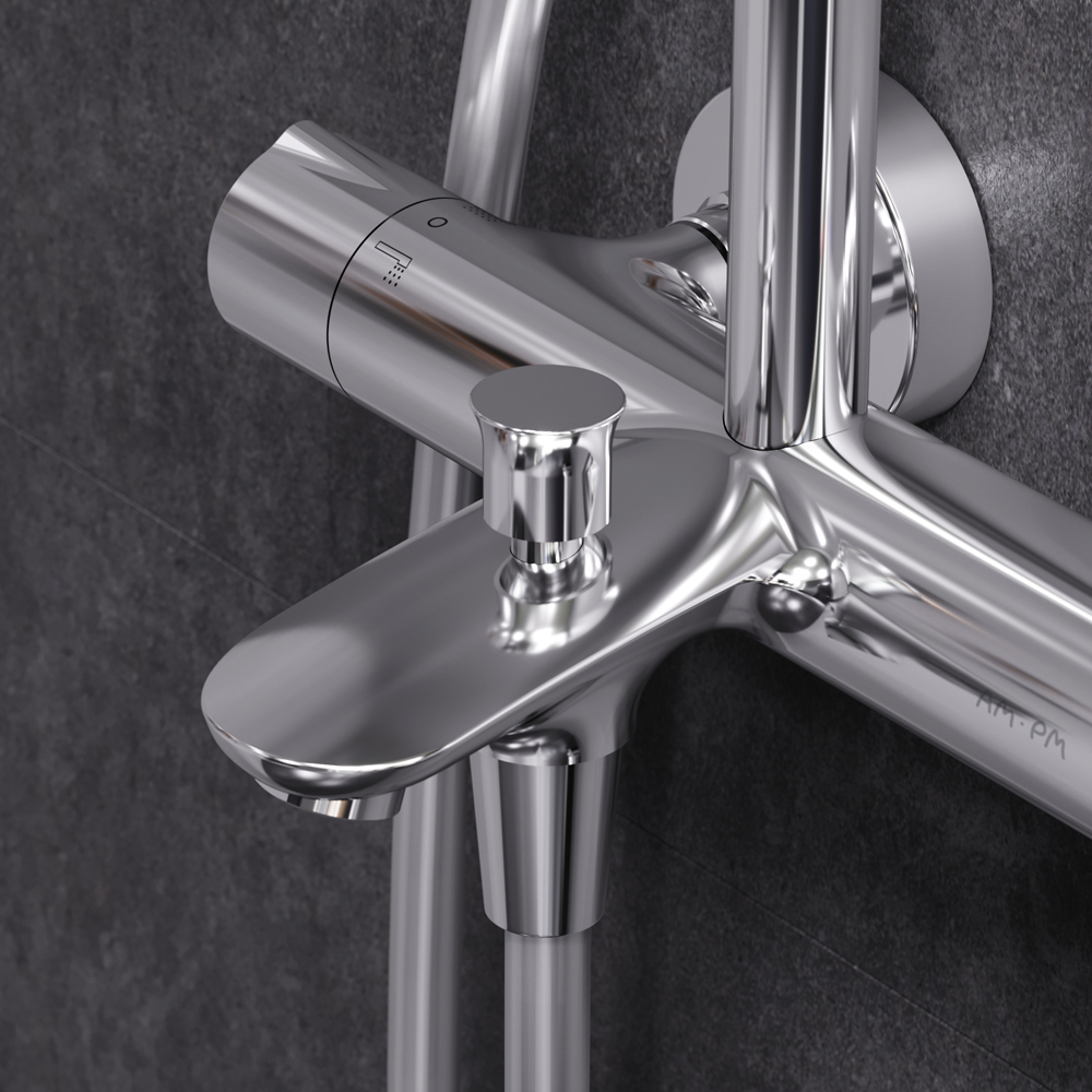 Душевая система AM.PM Gem F0790510 ShowerSpot с термостатом