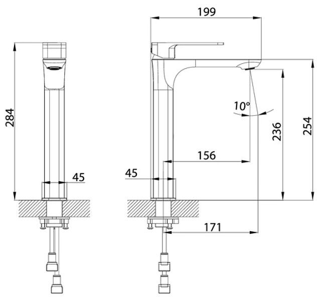 Смеситель для раковины Iddis Slide SLISB01i01