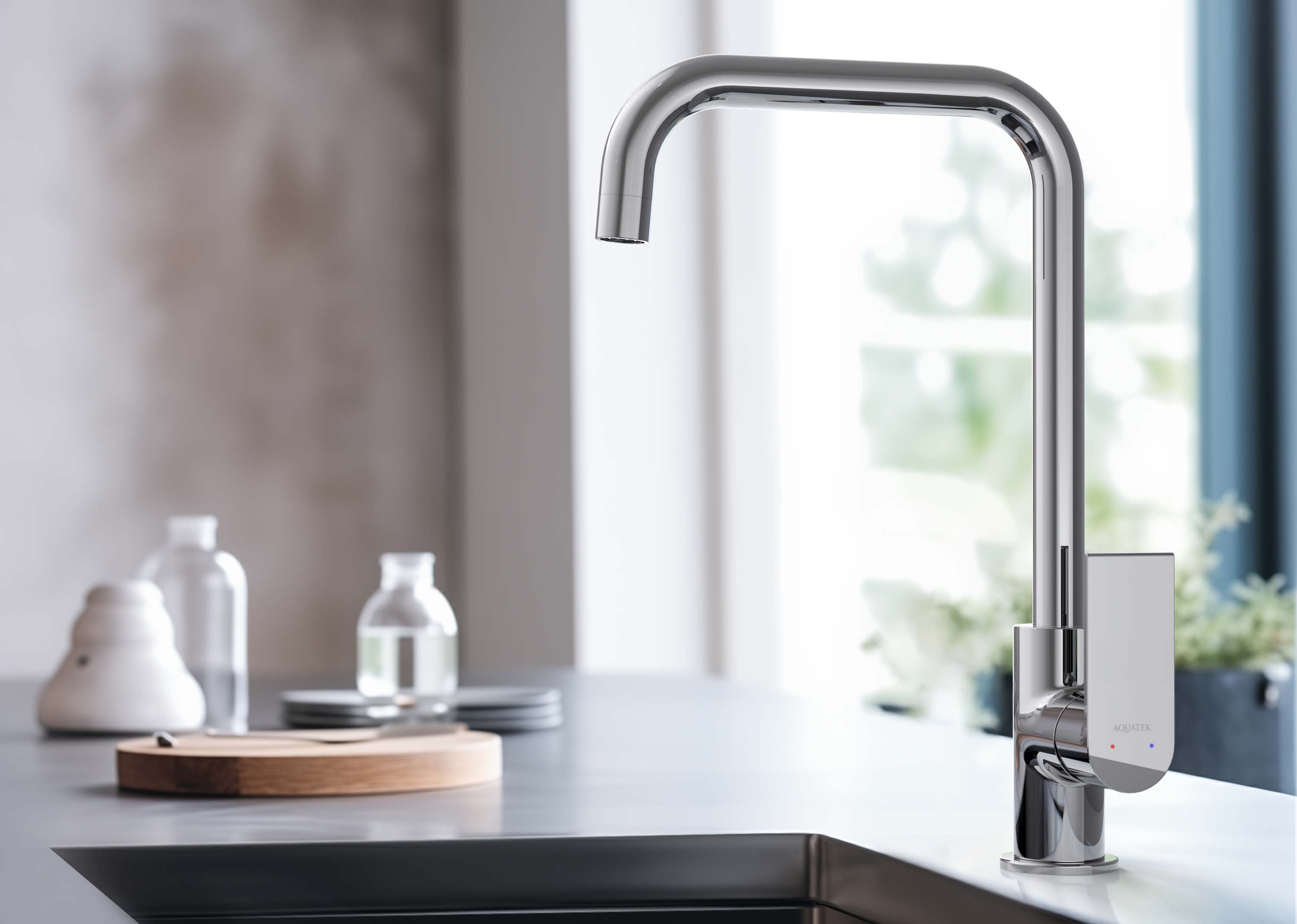 Смеситель Aquatek Лира AQ1480CR для кухни