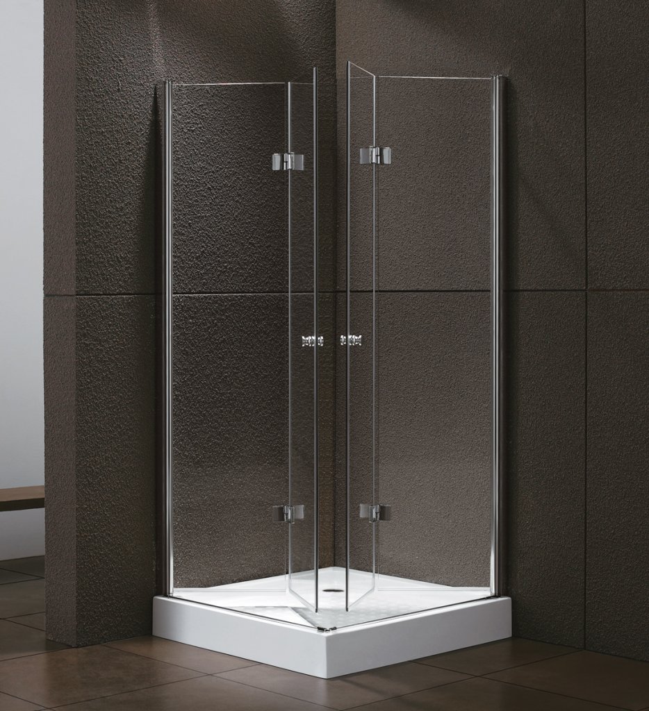 Душевой уголок Cezares ELENA-W-ASH-2-80/100-C-Cr