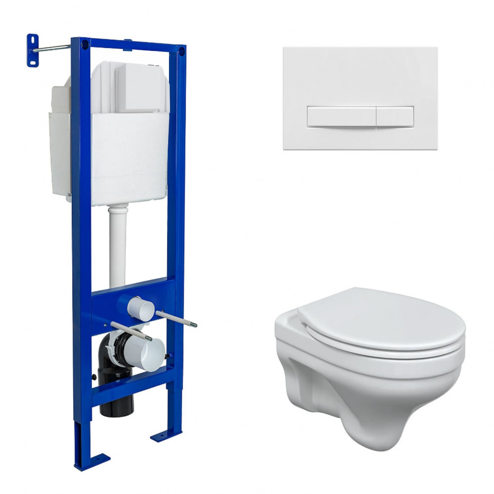 Система инсталляции с унитазом Berges ATOM Line 410 Albit S 042435