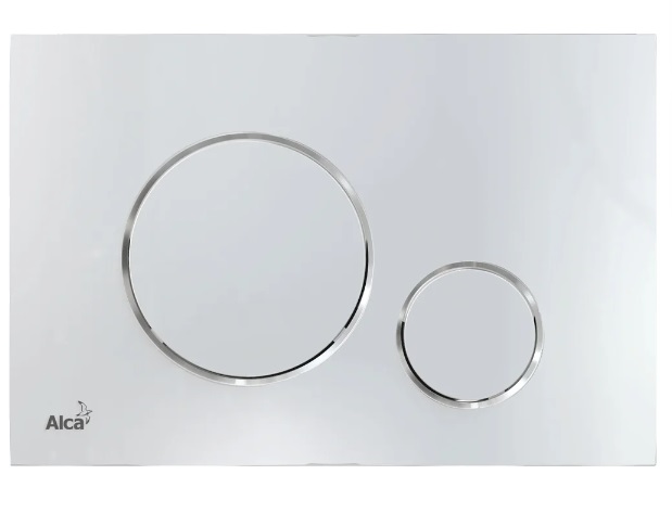 Кнопка смыва AlcaPlast THIN M671 хром глянцевый