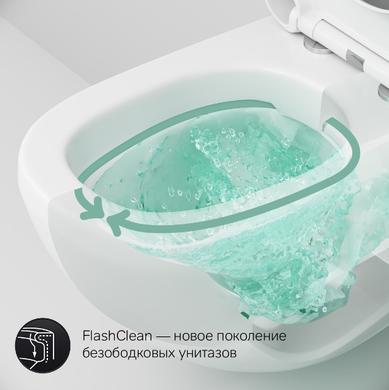 Унитаз подвесной AM.PM Sensation FlashClean с сиденьем микролифт